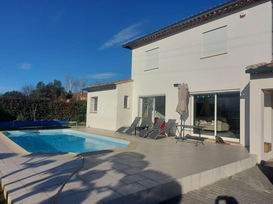 Studio Neuf Avec Acces Piscine Valergues Dış mekan fotoğraf